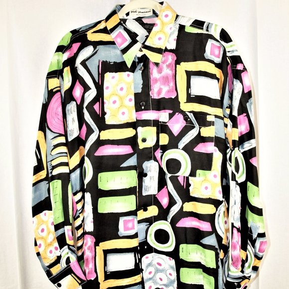 Yashi Yamamuri Men’s Button Down Shirt Long Sleeved Shirt – L - Picture 1 of 5